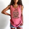 Audio Book Reader Book Lover Raccoon I Read With My Ears Comfort Colors Tank Top Watermelon