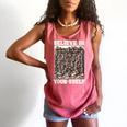 Believe In Your-Shelf Bookworm Book Shelf Reader Comfort Colors Tank Top Watermelon