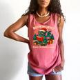 Book Dragon Christmas Reading For Fantasy Lovers Comfort Colors Tank Top Watermelon