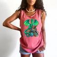 Book Dragon Reading Fantasy Comfort Colors Tank Top Watermelon