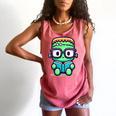Book Lover Frankenstein's Monster With Reading Glasses Comfort Colors Tank Top Watermelon