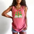 Book With Shamrocks Librarian Saint Patrick's Day Kids Comfort Colors Tank Top Watermelon Book With Shamrocks Librarian Saint Patrick's Day Kids Comfort Colors Tank Top Watermelon