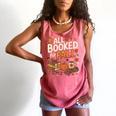 All Booked For Fall Pumpkin Books Thanksgiving Autumn Leaves Comfort Colors Tank Top Watermelon