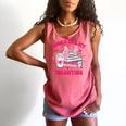 All Booked For Valentines Book Reading Coquette Bow Comfort Colors Tank Top Watermelon