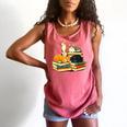 Bookish Cat Lover Cute Reading Squad Books & Kittens Love Comfort Colors Tank Top Watermelon