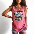 Bookmarks Are For Quitters Reading Quote Book Lover Comfort Colors Tank Top Watermelon