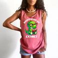 Books Never Go Extinct Reading Dinosaur Bookish Nerdy Comfort Colors Tank Top Watermelon