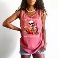 I Like My Books Spicy And My Coffee Icy Skeleton Comfort Colors Tank Top Watermelon