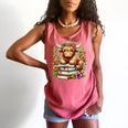 Bookworm Cute Highland Cow Reading Book Comfort Colors Tank Top Watermelon
