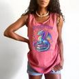 Bookwyrm Just a Girl Who Loves Dragons Books Dragon Reader Comfort Colors Tank Top Watermelon