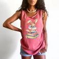 Bunny Rabbit Reading Books Rabbit Books Bunny Reader Comfort Colors Tank Top Watermelon