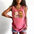 Capybara Axolotl Kawaii Kids Anime Book Lover Reading Comfort Colors Tank Top Watermelon