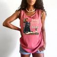 Cats And Books Book & Cat Lover Easily Distracted By Comfort Colors Tank Top Watermelon