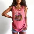 Chapter 67 Floral Book Stack Comfort Colors Tank Top Watermelon