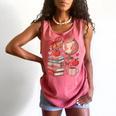 Coquette Teacher School Supplies Bows Books Globe Apple Cute Comfort Colors Tank Top Watermelon