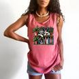 Cosy Sloth In Bookshelf With Plants Comfort Colors Tank Top Watermelon