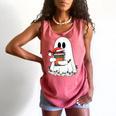 Cute Ghost Holding Books Bookish Christmas Comfort Colors Tank Top Watermelon Cute Ghost Holding Books Bookish Christmas Comfort Colors Tank Top Watermelon