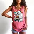 Cute Polar Bear Is Reading a Book Reading Polar Bear Comfort Colors Tank Top Watermelon