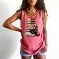 Cute Red Panda Reading Book Animal Bookworm Comfort Colors Tank Top Watermelon