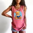 Cute Teddy Bear Reading Book Fun Comfort Colors Tank Top Watermelon Cute Teddy Bear Reading Book Fun Comfort Colors Tank Top Watermelon