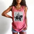 Defend Your Local Library Knight Cat Rider Book Lover Comfort Colors Tank Top Watermelon