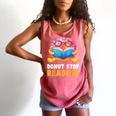 Donut Stop Reading Cute Book Reader Bookworm Donut Day Comfort Colors Tank Top Watermelon