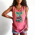 Dragon Reading Books Fantasy Lovers Mythical Creatures Comfort Colors Tank Top Watermelon