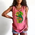 Dragon Reading Books Matching Bookworm Readers Librarian Comfort Colors Tank Top Watermelon
