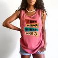 Eat Sleep Read Repeat Reading Books Reader Bookworm Comfort Colors Tank Top Watermelon