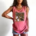 Ghost Reading Book Cat Lover Halloween Reading Enthusiast Comfort Colors Tank Top Watermelon