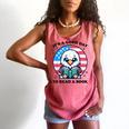 A Good Day To Read a Book Reading Eagle With American Flag Comfort Colors Tank Top Watermelon