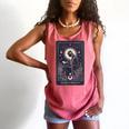 High Priestess Tarot Art Celestial Mystic Book Lover Comfort Colors Tank Top Watermelon