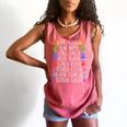 Hug Giver Book Reader Diaper Changer Daycare Teacher Comfort Colors Tank Top Watermelon