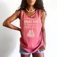 If It Involves Books & Pajamas Count Me In Cute Pajama Night Comfort Colors Tank Top Watermelon