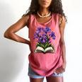 Irises Flowers Book Iris Floral Comfort Colors Tank Top Watermelon