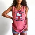 It's a Good Day To Read a Book Cute Cat Book Day Girls Boys Comfort Colors Tank Top Watermelon