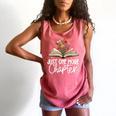 Just One More Chapter Floral Book Reading Girl Bookworm Comfort Colors Tank Top Watermelon
