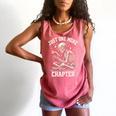 Just One More Chapter Reading Skeleton Book Lover Premium Tri-Blend Comfort Colors Tank Top Watermelon