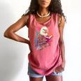 Kawaii Eagle Reads Book Reading Library Book Bookworm Comfort Colors Tank Top Watermelon