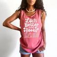 Librarian Library Books Reading Reader Comfort Colors Tank Top Watermelon