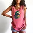 Lizard Reading Book Librarian Bookworm Reader Read Comfort Colors Tank Top Watermelon