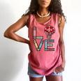 Love Books Reading Comfort Colors Tank Top Watermelon