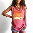 Peace Love Books Men Women Comfort Colors Tank Top Watermelon