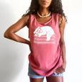 Polar Bear Reading Book Pajama Sleep Comfort Colors Tank Top Watermelon