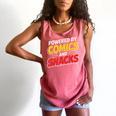 Powered By Comics And Snacks Comic Book Lover Comfort Colors Tank Top Watermelon