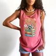 Raccoon Books Reading Flowers Comfort Colors Tank Top Watermelon Raccoon Books Reading Flowers Comfort Colors Tank Top Watermelon