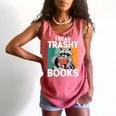 Raccoon Smutty Book Lover Spicy Romance Novels Women's Comfort Colors Tank Top Watermelon