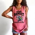 Racoon-Bookworm-Book Bandit-Fueled By Fiction Comfort Colors Tank Top Watermelon