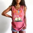Reading Books Bibliophile Hooray It's Library Day Comfort Colors Tank Top Watermelon
