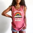 Retro Rainbow Take A Look It's In A Book Reading Comfort Colors Tank Top Watermelon Retro Rainbow Take A Look It's In A Book Reading Comfort Colors Tank Top Watermelon